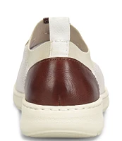 Born Men's Marius Knit and Leather Slip-On Sneakers