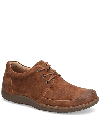 Born Men's Nigel 3-Eye Suede Lace-Up Shoes