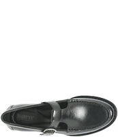 Born Miki Slip On Leather Mary Jane Loafers