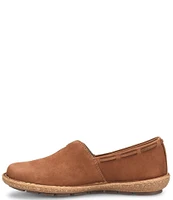 Born Naya Nubuck Leather Slip-Ons