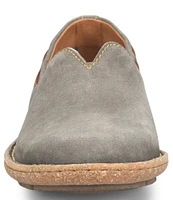 Born Naya Nubuck Leather Slip-Ons