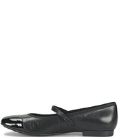 Born Pandi Leather Patent Cap Toe Mary Janes