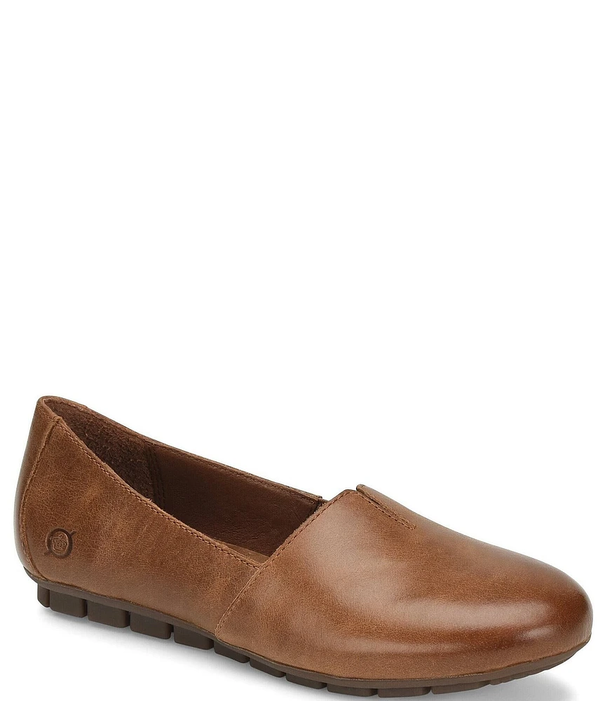 Born Sebra Leather Slip-Ons