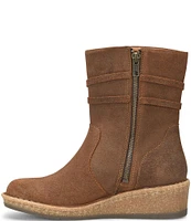 Born Vinton Distressed Suede Wedge Booties