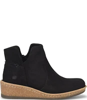 Born Viv Distressed Suede Wedge Ankle Booties