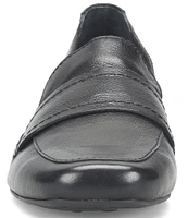 Born Branca Leather Slip-On Loafers