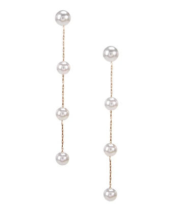 Borrowed & Blue by Southern Living Pearl Linear Drop Earrings