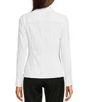 BOSS by Hugo Boss Bashinah Point Collar Long Sleeve Slim Fit Blouse