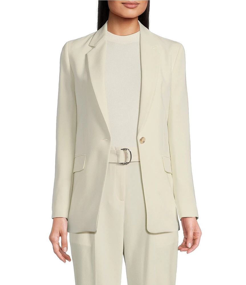 BOSS by Hugo Boss Coordinating Jocaluah Stretch Woven Single Breasted Pocketed Blazer