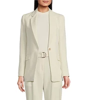 BOSS by Hugo Boss Coordinating Jocaluah Stretch Woven Single Breasted Pocketed Blazer