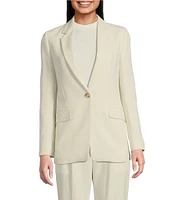 BOSS by Hugo Boss Coordinating Jocaluah Stretch Woven Single Breasted Pocketed Blazer