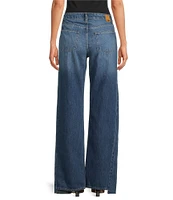 BOSS by Hugo Boss Crossroad Super Boyfriend Wide Leg Stepped Hem Jeans