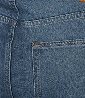 BOSS by Hugo Boss Crossroad Super Boyfriend Wide Leg Stepped Hem Jeans