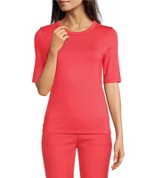 BOSS by Hugo Boss Efita Knit Crew Neck 3/4 Sleeve Shirt