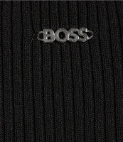 BOSS by Hugo Boss Fahara Solid Knit Crew Neck Button Front Cardigan