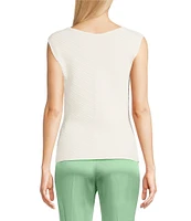 BOSS by Hugo Boss Faitini Ribbed Knit V-Neck Sleeveless Top