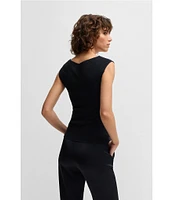 BOSS by Hugo Boss Faitini Ribbed Knit V-Neck Sleeveless Top
