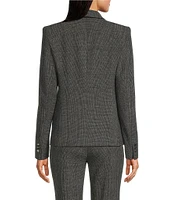 BOSS by Hugo Boss Jarinara Woven Notch Lapel Collar Long Sleeve Pocketed Blazer