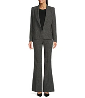 BOSS by Hugo Boss Jarinara Woven Notch Lapel Collar Long Sleeve Pocketed Blazer