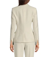 BOSS by Hugo Boss Jatawa Tweed Notch Lapel Long Sleeve Blazer