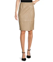 BOSS by Hugo Boss Setoya Lamb Leather Pencil Skirt