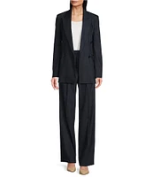 BOSS by Hugo Boss Taleco Woven Flat Front Straight Leg Coordinating Trouser Pants