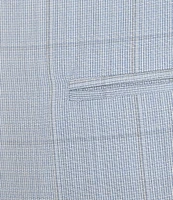 BOSS By Hugo Boss Tamata Wool Windowpane Plaid Straight Leg Pants