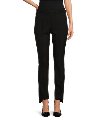 BOSS by Hugo Boss Tizena Woven High Rise Fitted Straight Leg Trousers