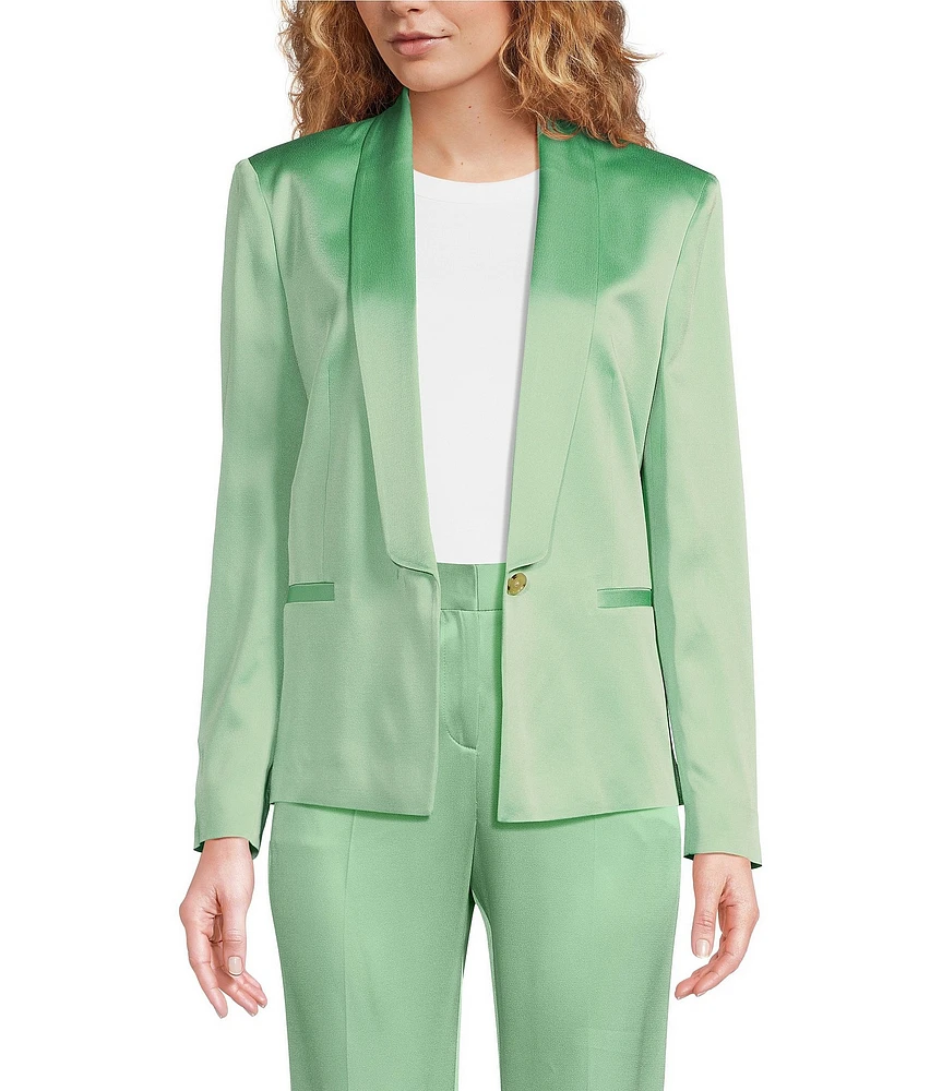BOSS Hugo Boss Janka Shawl Collar V-Neck Long Sleeve Blazer
