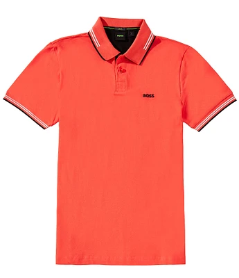 BOSS Slim Fit Paul Stretch Short Sleeve Polo Shirt