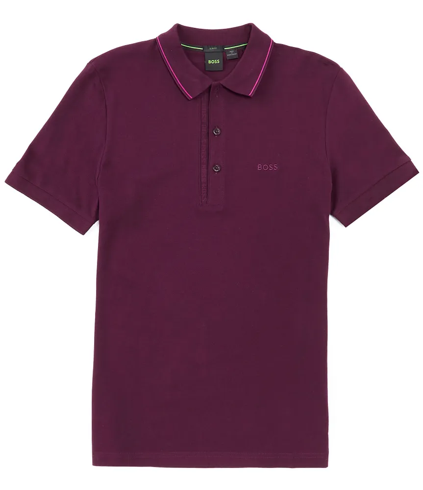 BOSS Slim Fit Paule 4 Short Sleeve Polo Shirt