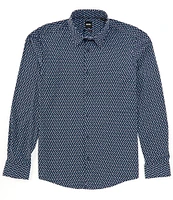 BOSS Slim Fit Roan Kent Long Sleeve Woven Shirt