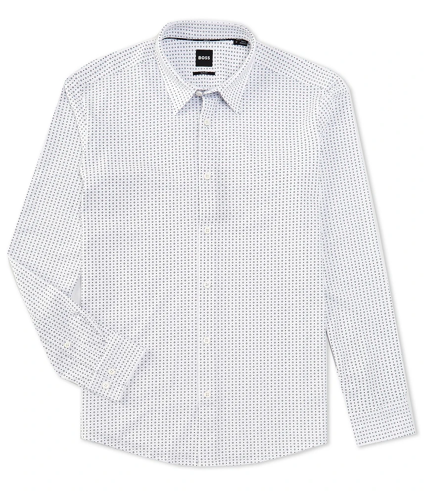 BOSS Slim Fit Roan Long Sleeve Woven Shirt