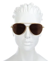 Bottega Veneta Women's BV1013SK 57mm Aviator Sunglasses