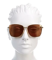 Bottega Veneta Women's BV1237S 57mm Square Sunglasses