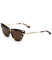 Bottega Veneta Women's BV1241S 54mm Havana Cat Eye Sunglasses