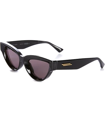 Bottega Veneta Women's BV1249S Edgy 53mm Cat Eye Sunglasses