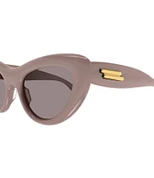 Bottega Veneta Women's Curvy 53mm Cat Eye Sunglasses