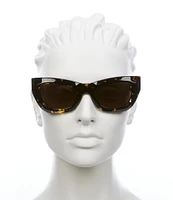 Bottega Veneta Women's Edgy 52mm Havana Cat Eye Sunglasses