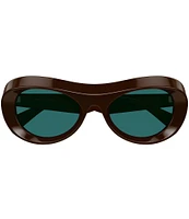 Bottega Veneta Women's Scoop 54mm Oval Sunglasses