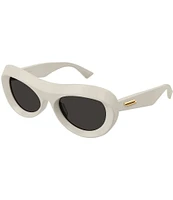 Bottega Veneta Women's Scoop 54mm Oval Sunglasses