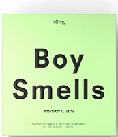 Boy Smells Minty Candle