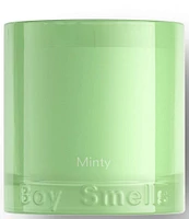 Boy Smells Minty Candle