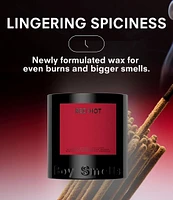 Boy Smells Red Hot Candle