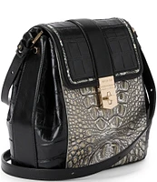 BRAHMIN Azurine Collection Chrome Margo Crossbody Bag