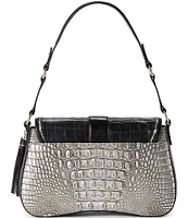 BRAHMIN Azurine Collection Nerida Chrome Shoulder Bag