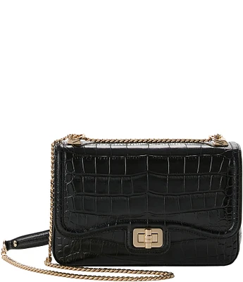 BRAHMIN Bedford Collection Black Rosalie Crossbody Bag