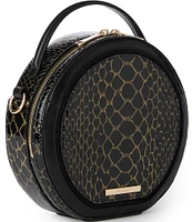 BRAHMIN Cavatica Collection Black Lane Crossbody Bag