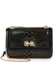 BRAHMIN Cavatica Collection Black Rosalie Crossbody Bag