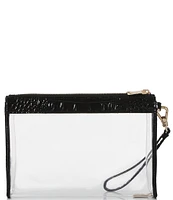 BRAHMIN Clarisse Transparent Travel Pouch Wristlet